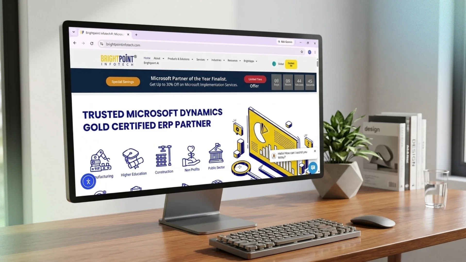 Modernising the digital presence of a Microsoft solutions provider