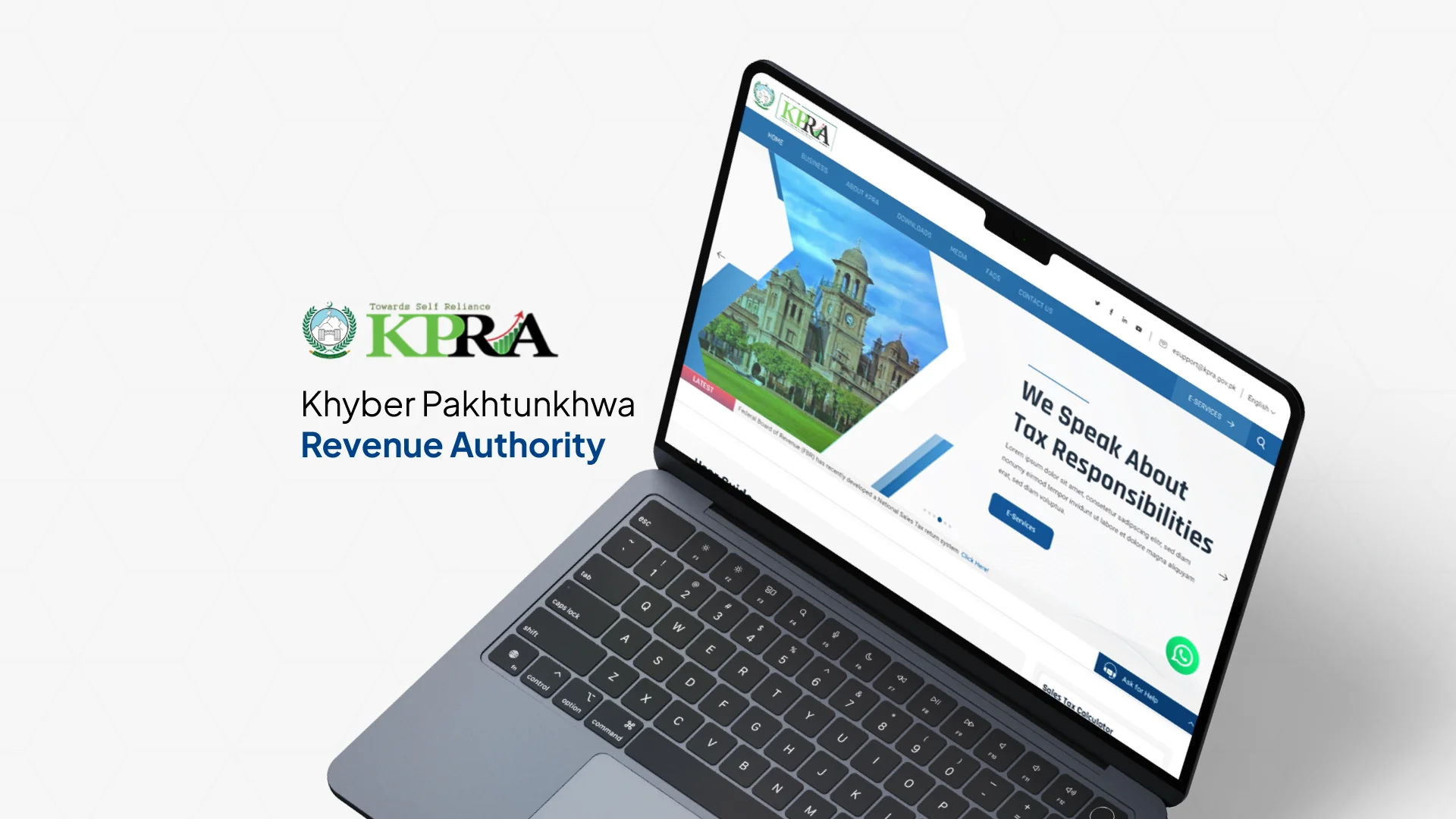 Development of Website for Khyber Pakhtunkhwa Revenue Authority