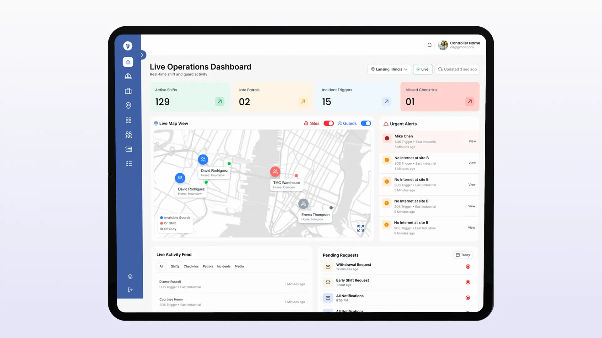 Building a connected operating platform for security workforce management