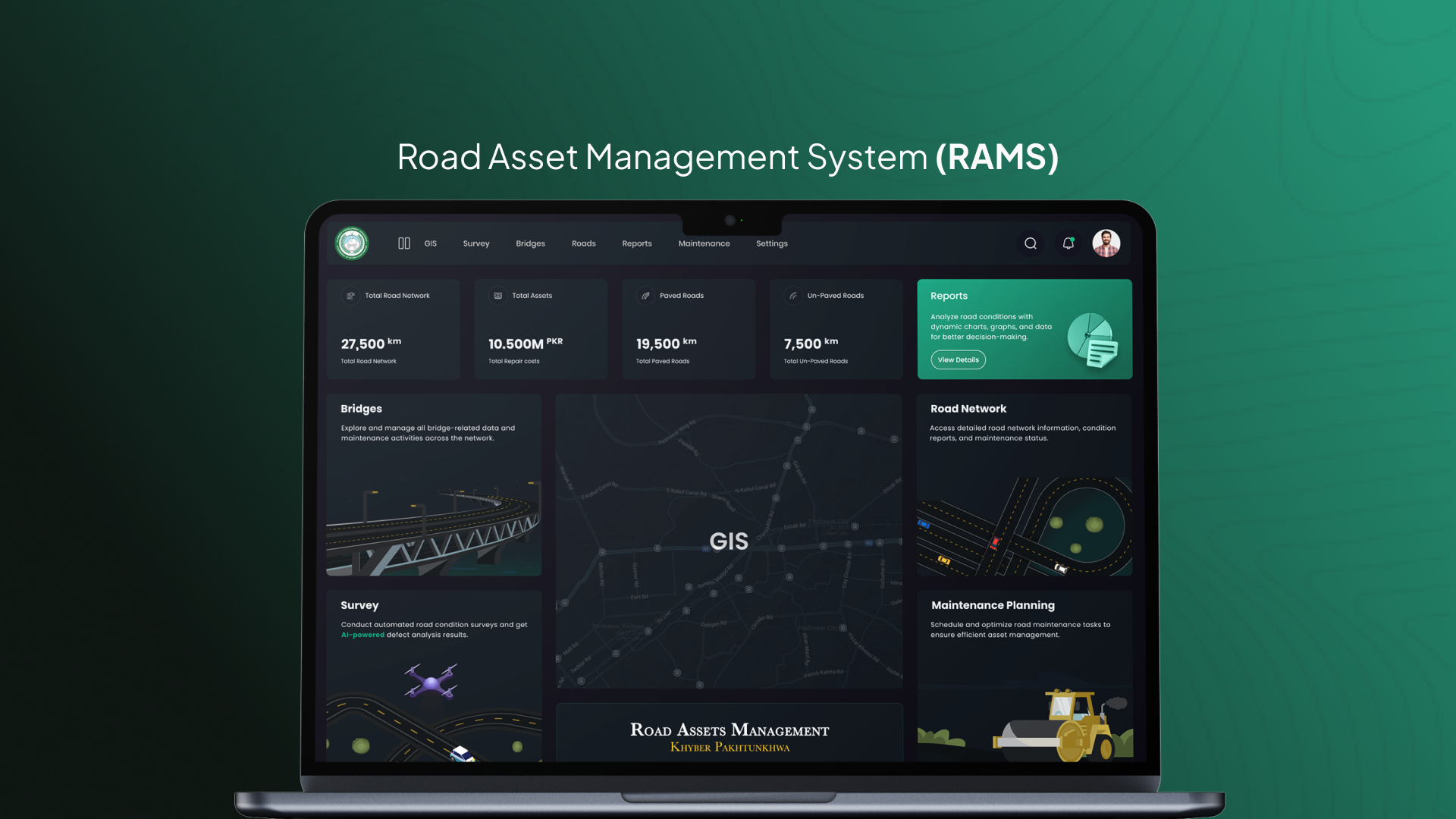 AI Powered Road Asset Management System for KPK Government