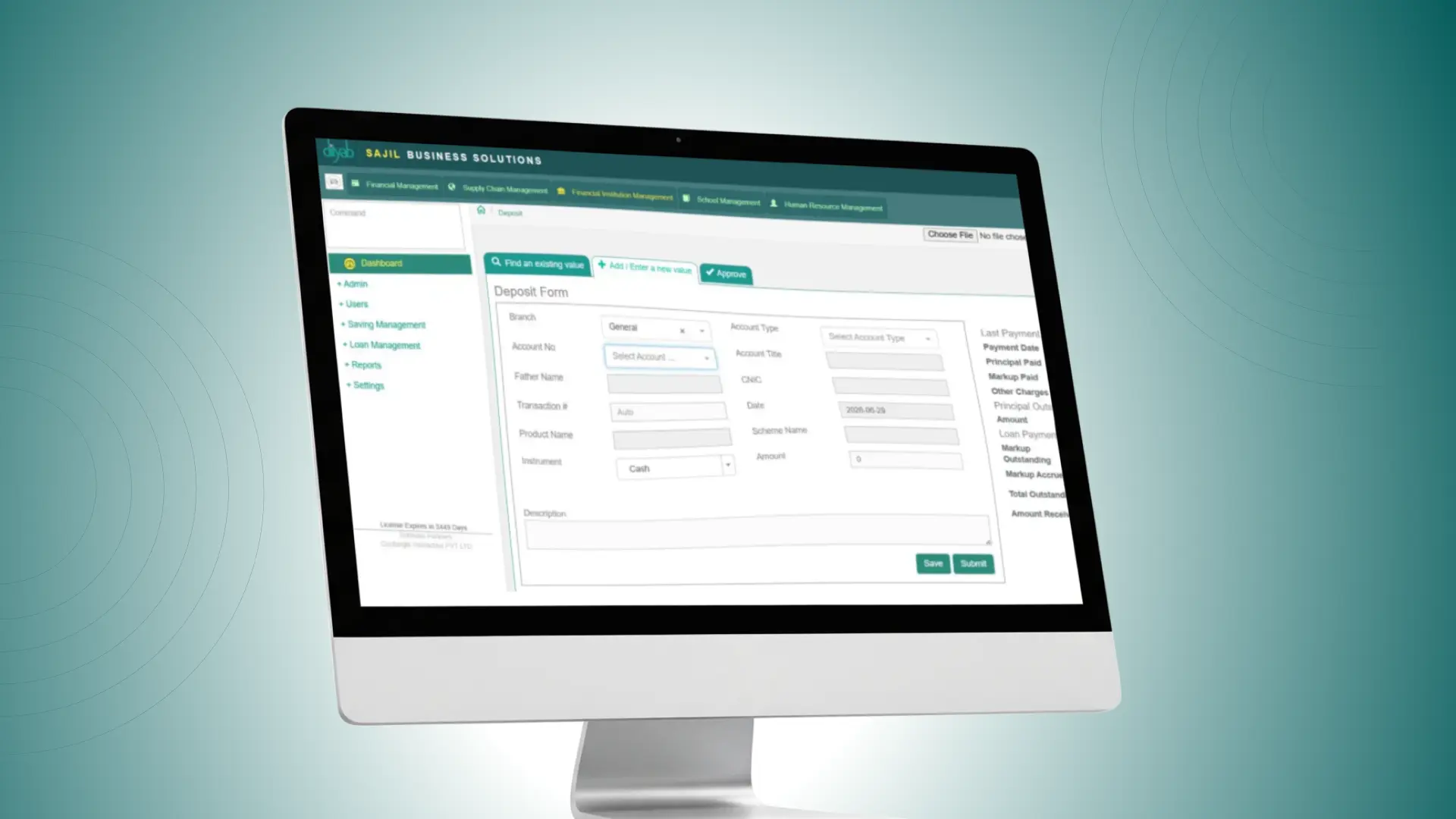 SAJIL Financial Management System