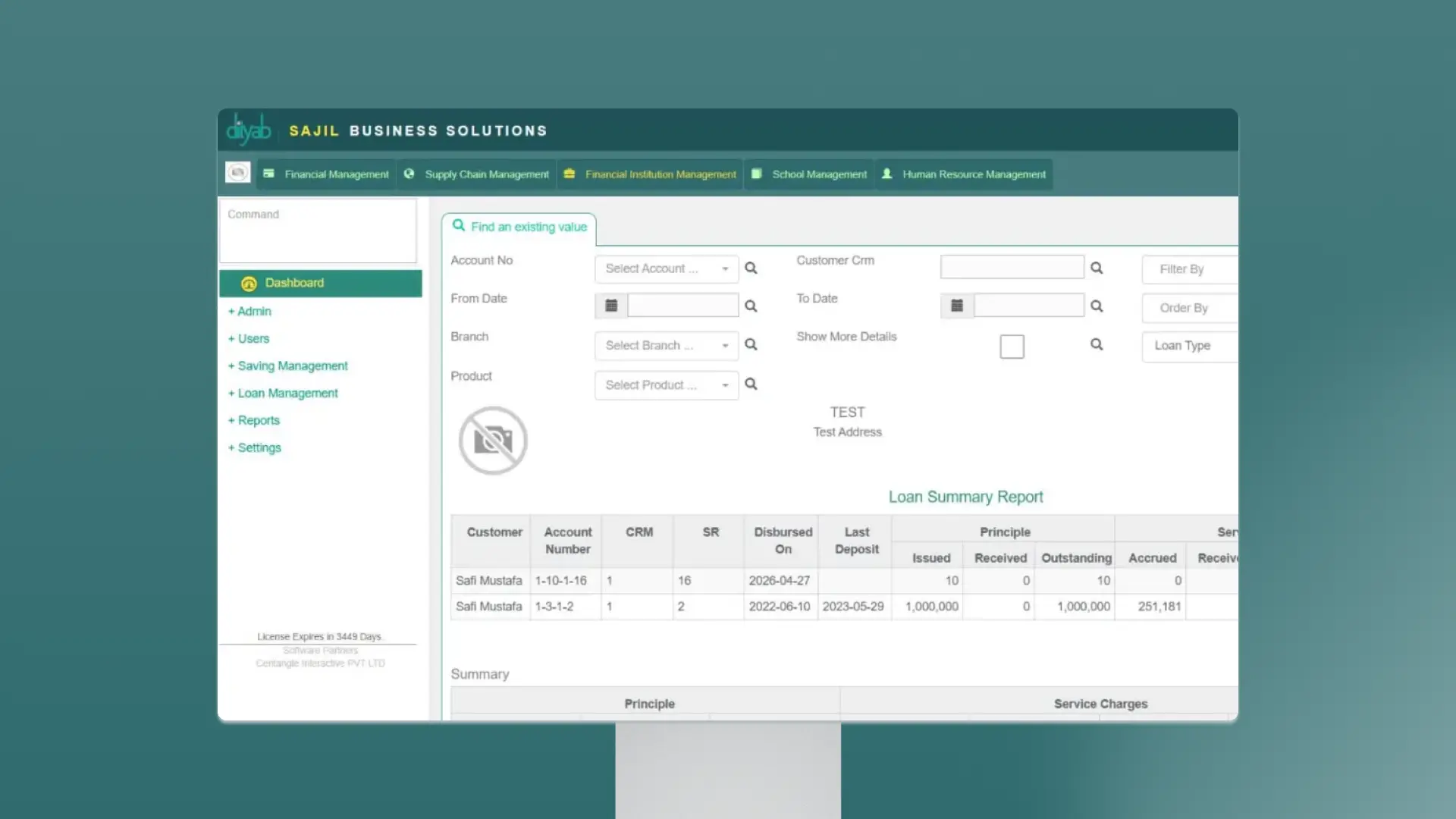SAJIL Financial Management System