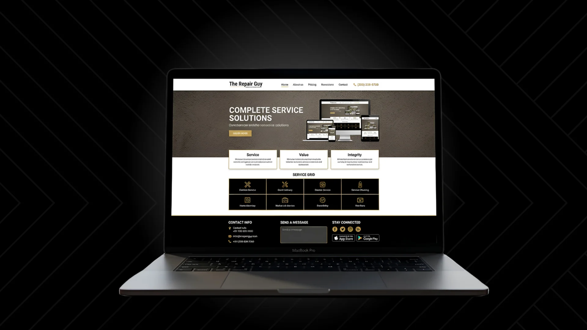 A broad service portfolio needed a clearer digital experience