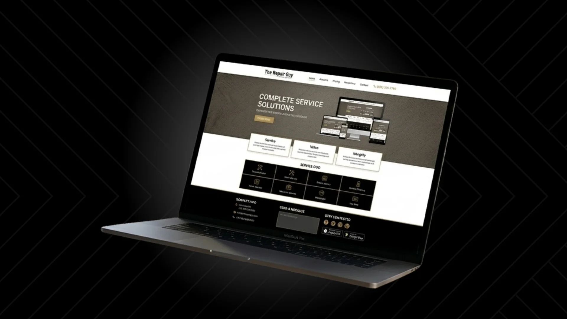 Connecting customers with property repair and maintenance services