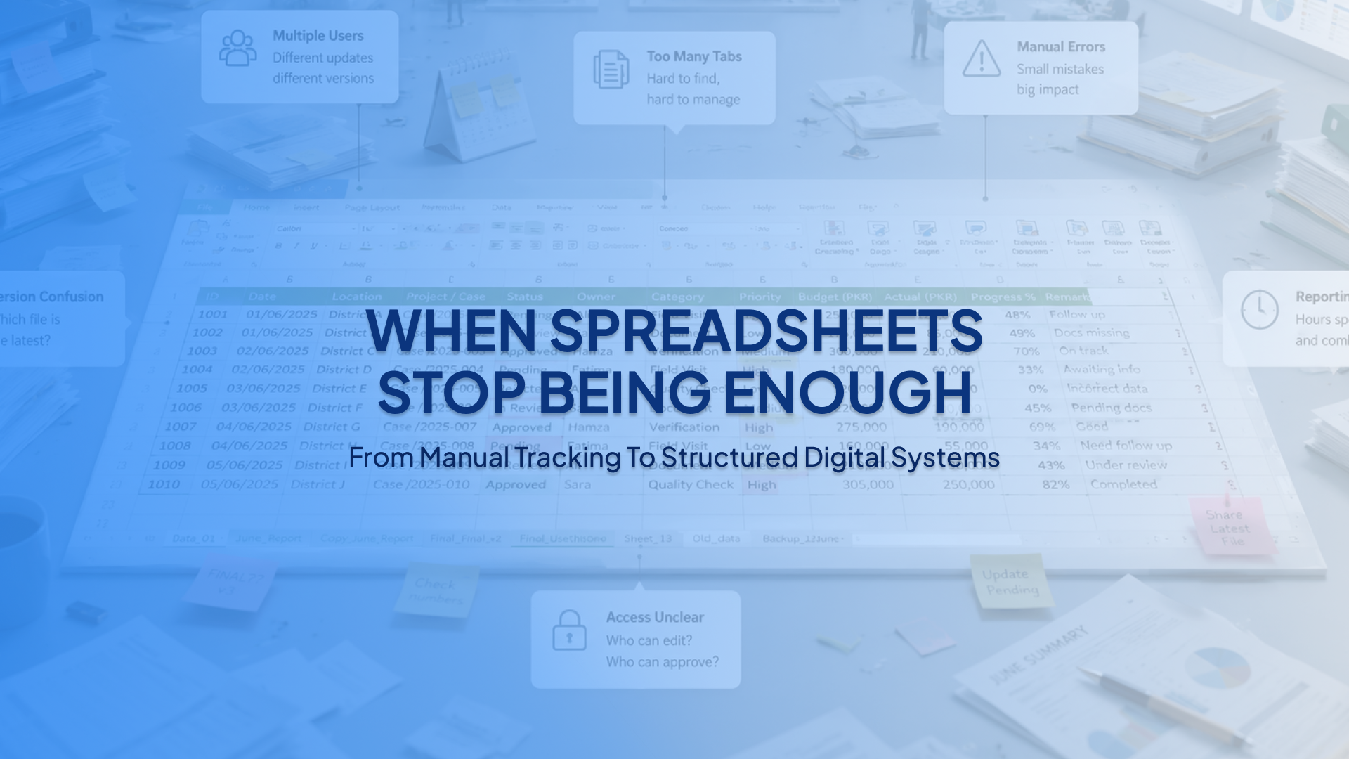 When Spreadsheets Stop Being Enough