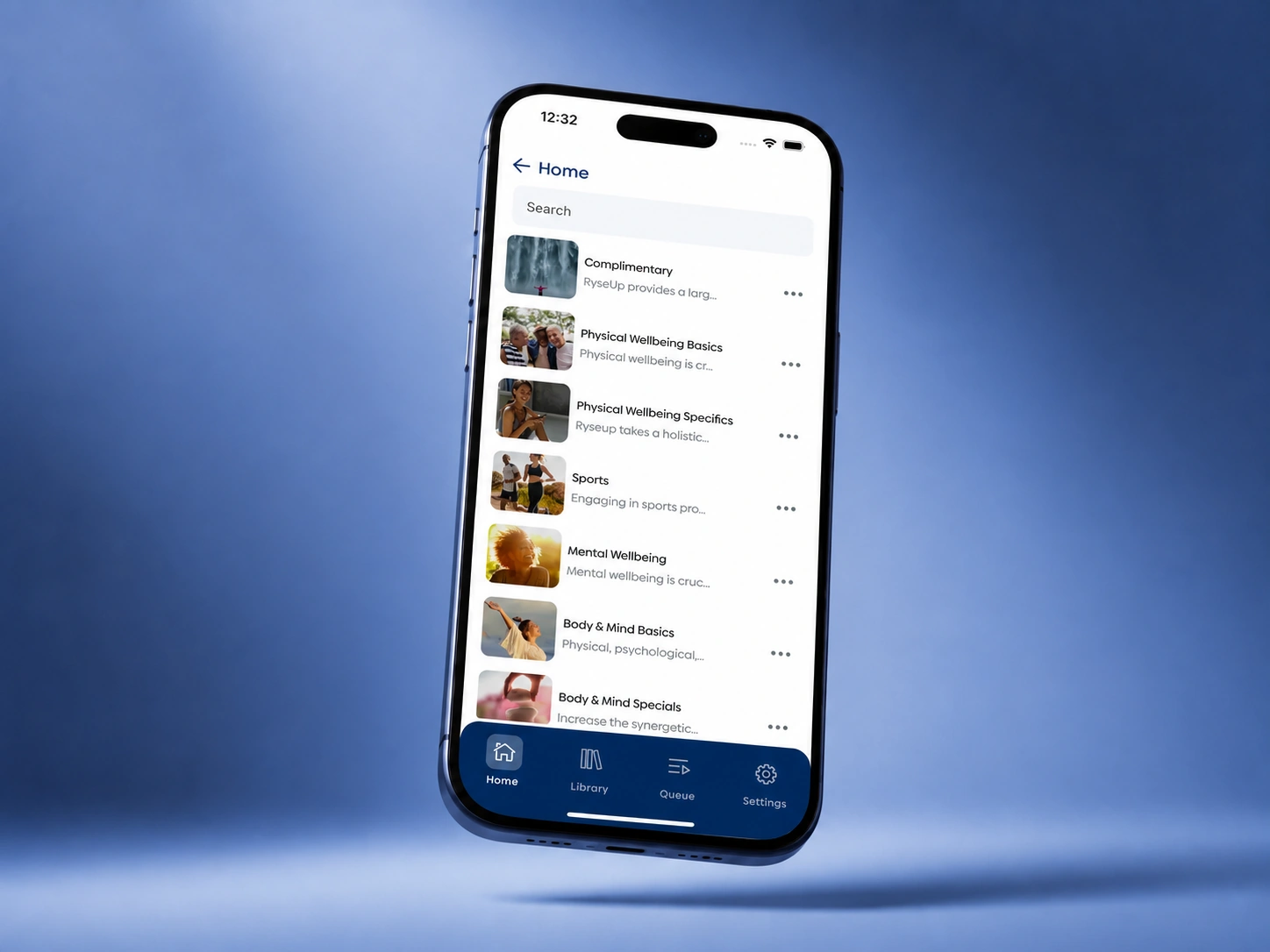 RyseUp needed to make a connected wellbeing experience easy to use