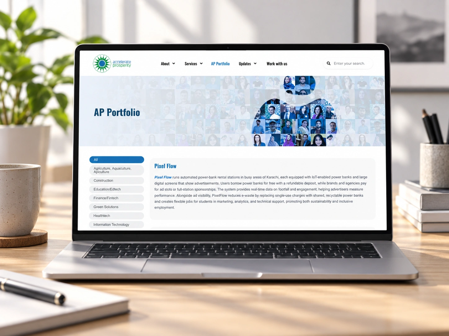Accelerate Prosperity Website Revamp