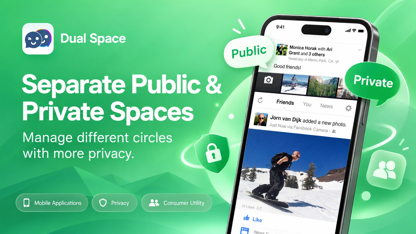 Dual Space: Multi Accounts